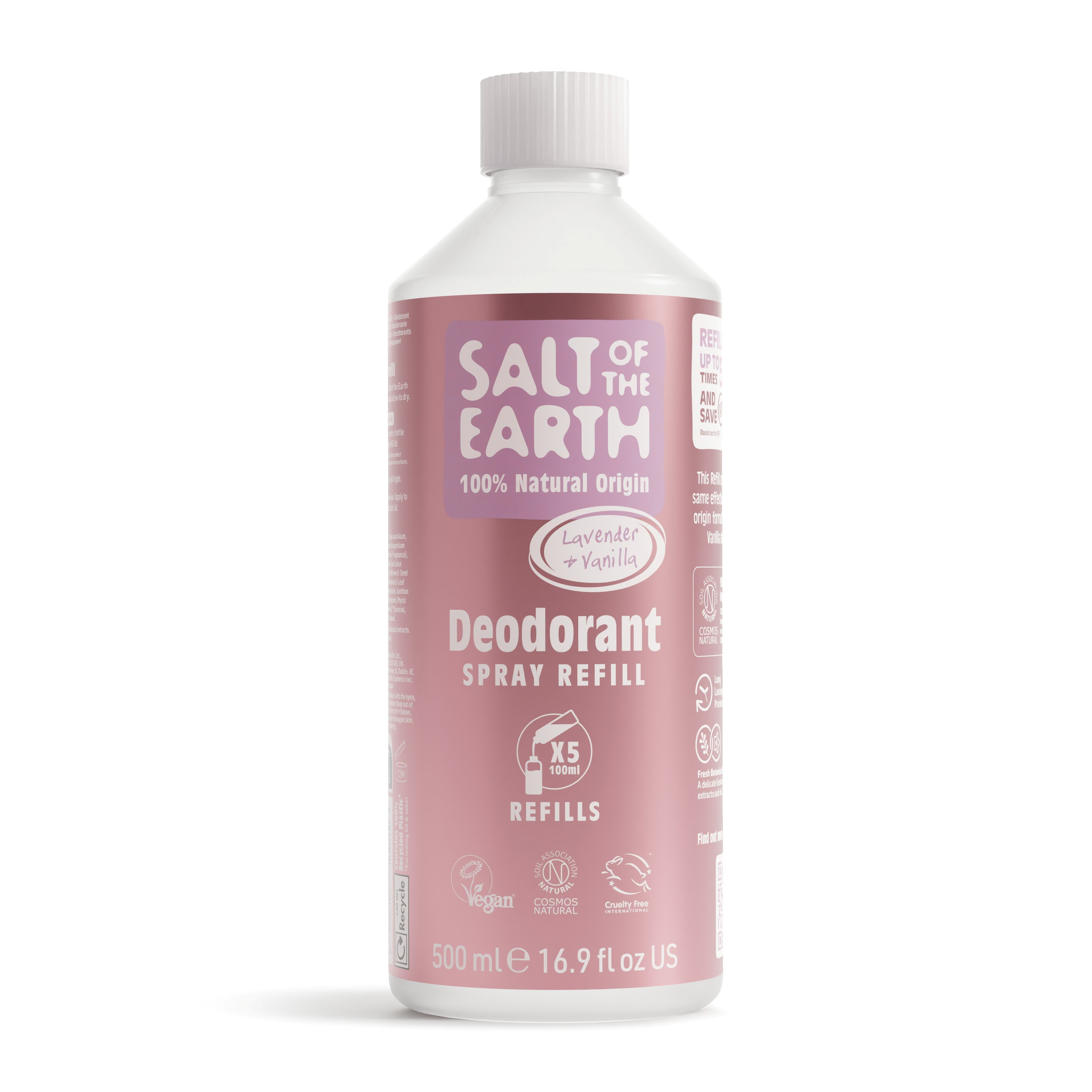 Lavendel & Vanille Spray Navulling 500ML