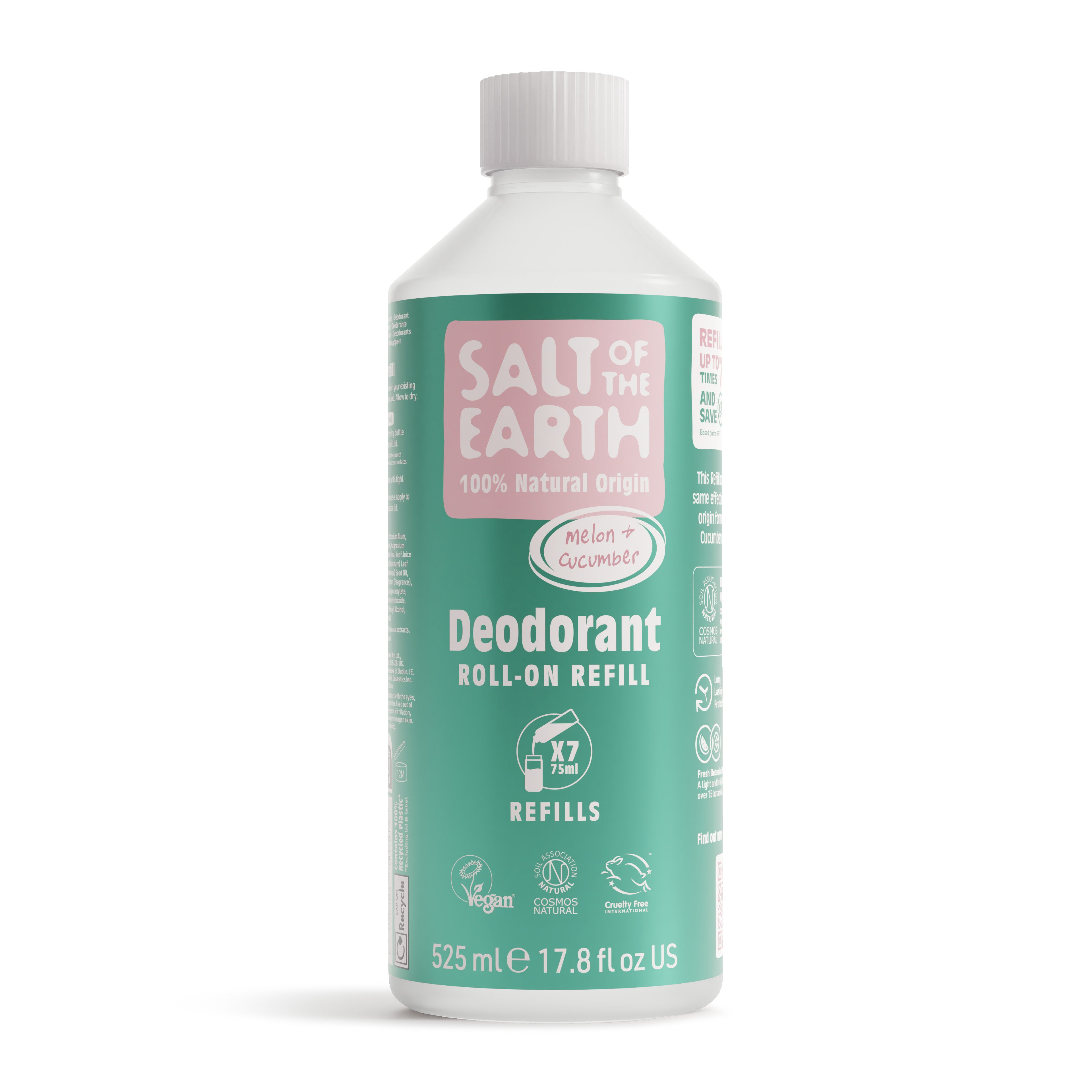 Meloen & Komkommer Roll-On Navulling 525ML