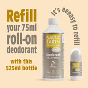 Amber & Sandelhout Roll-On Navulling 525ML