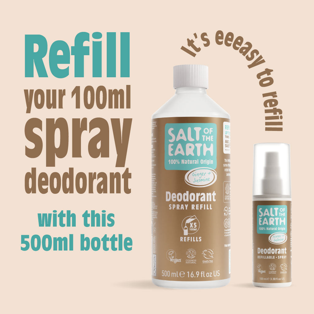 Gember & Jasmijn Spray Navulling 500ML