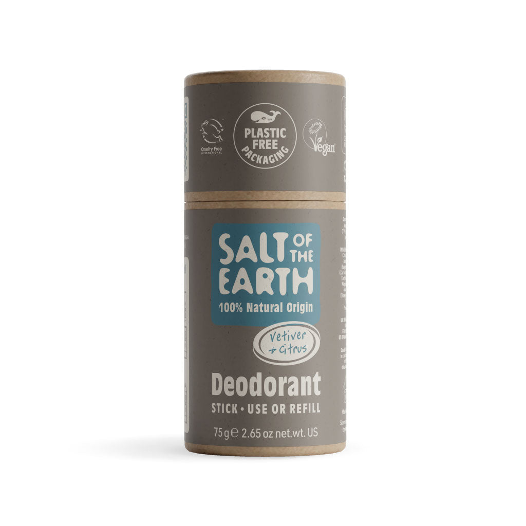 Vetiver & Citrus Natuurlijke Deodorant Stick - Gebruik of navulling