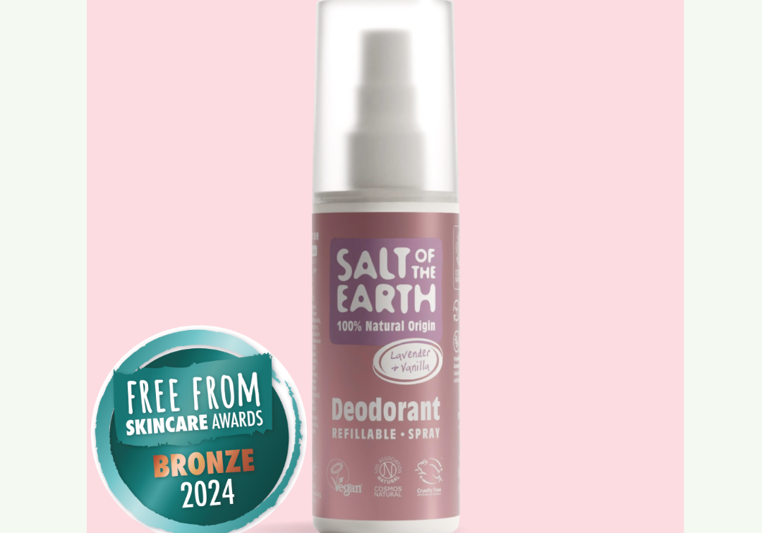 Our Lavender and Vanilla Spray Wins Bronze at the 2024 Free From Skincare Awards!