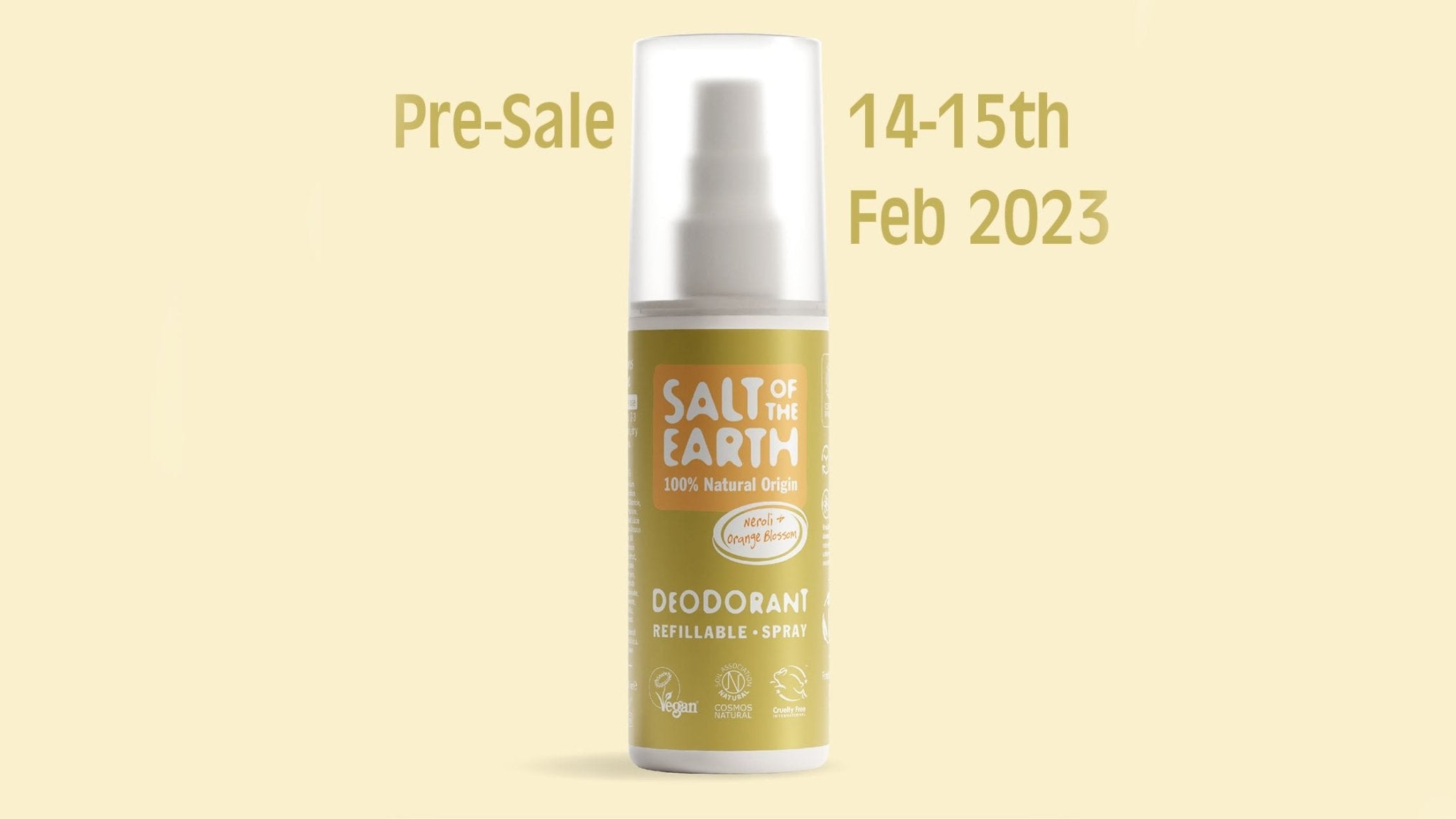 Introducing Salt of the Earth's Neroli & Orange Blossom Natural Deodorant Spray: Pre-Sale Now Open! - Salt of the Earth Natural Deodorants