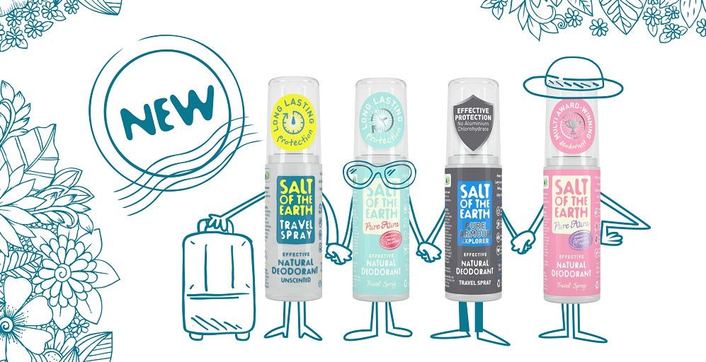 New Pocket-Perfect Travel Sprays - Salt of the Earth Natural Deodorants