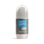 Salt of the Earth 75ml Vetiver & Citrus natural deodorant refillable roll-on.