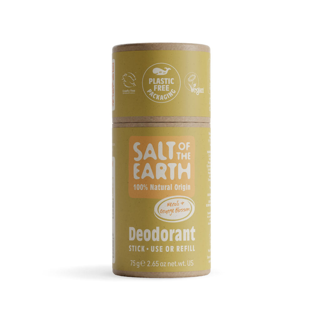 Neroli &amp; Oranje Deodorantstick met natuurlijke bloesem - Gebruik of navulling 